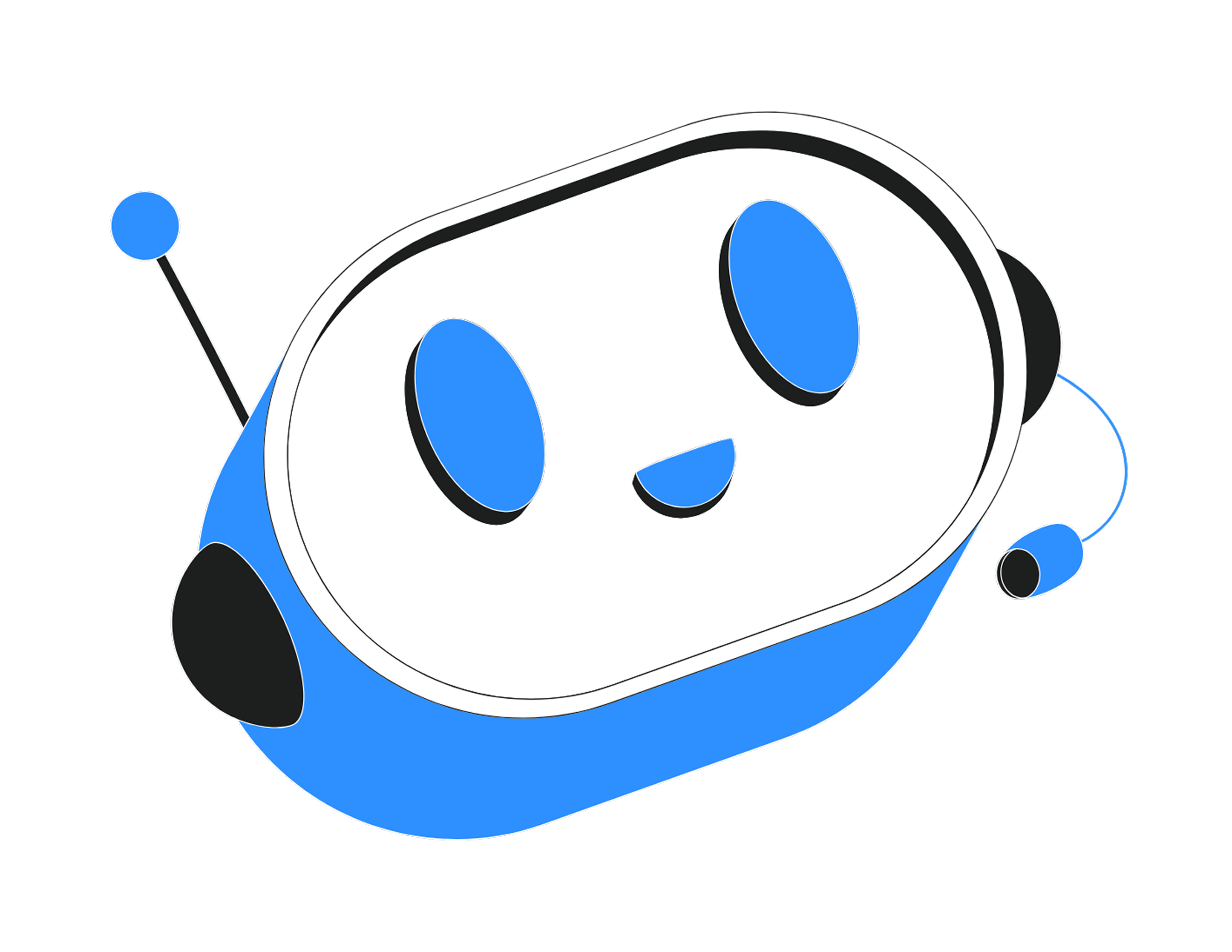 Satkaar AI Bot Robot Illustration